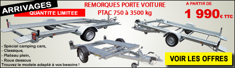 remorque porte voiture en promotion